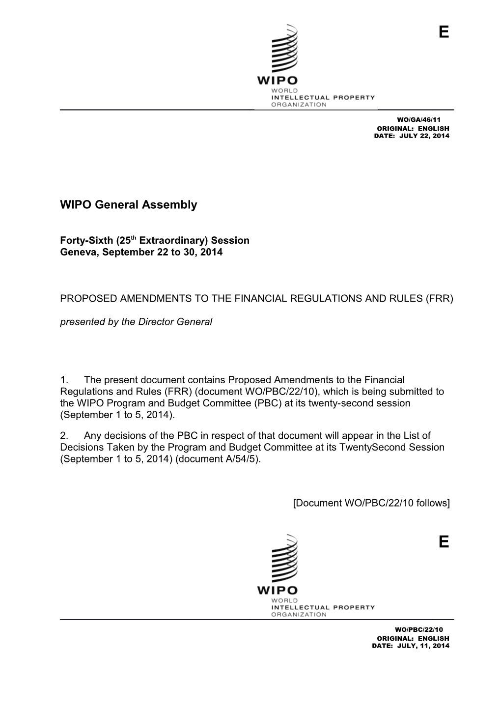 WIPO General Assembly