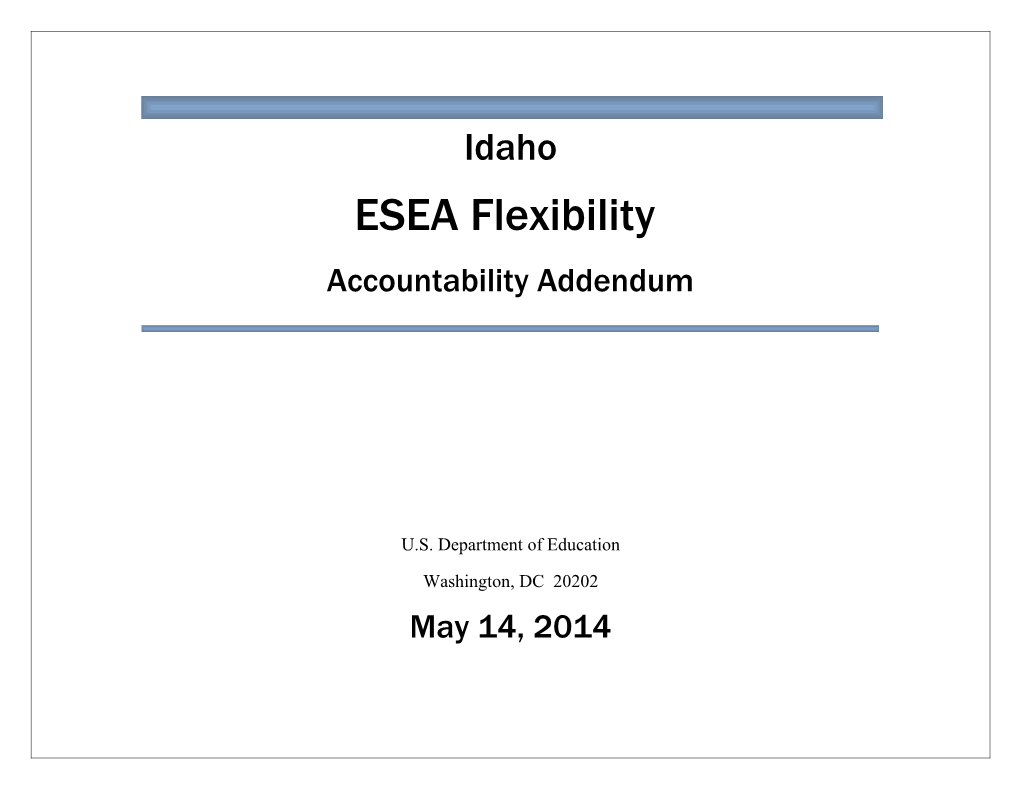 Idaho Flexibility Accountability Addendum 6-2014 (WORD)