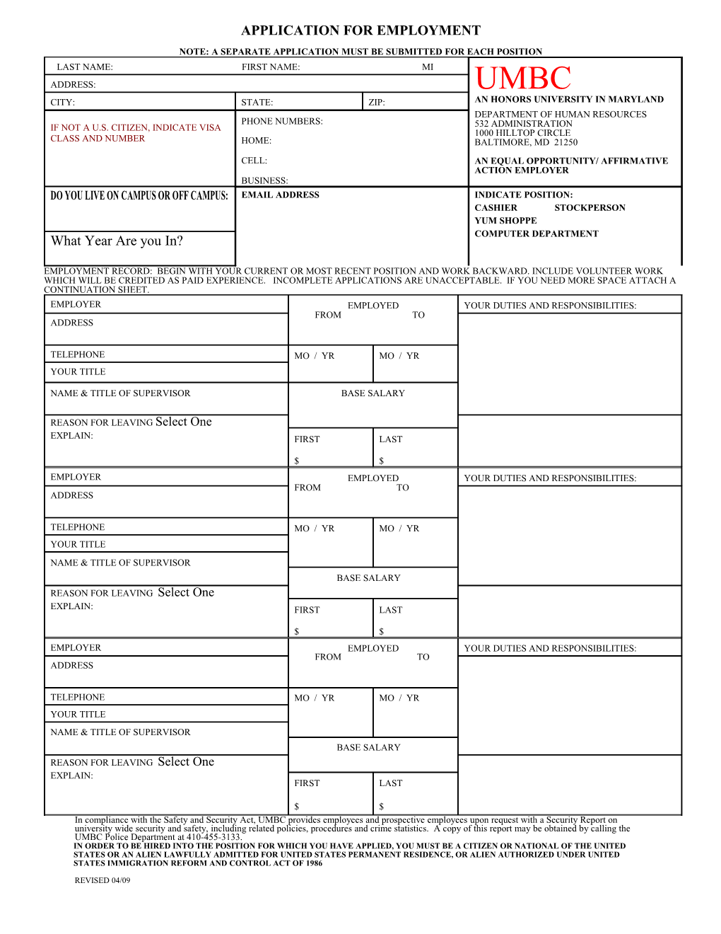 Application for Employment s15