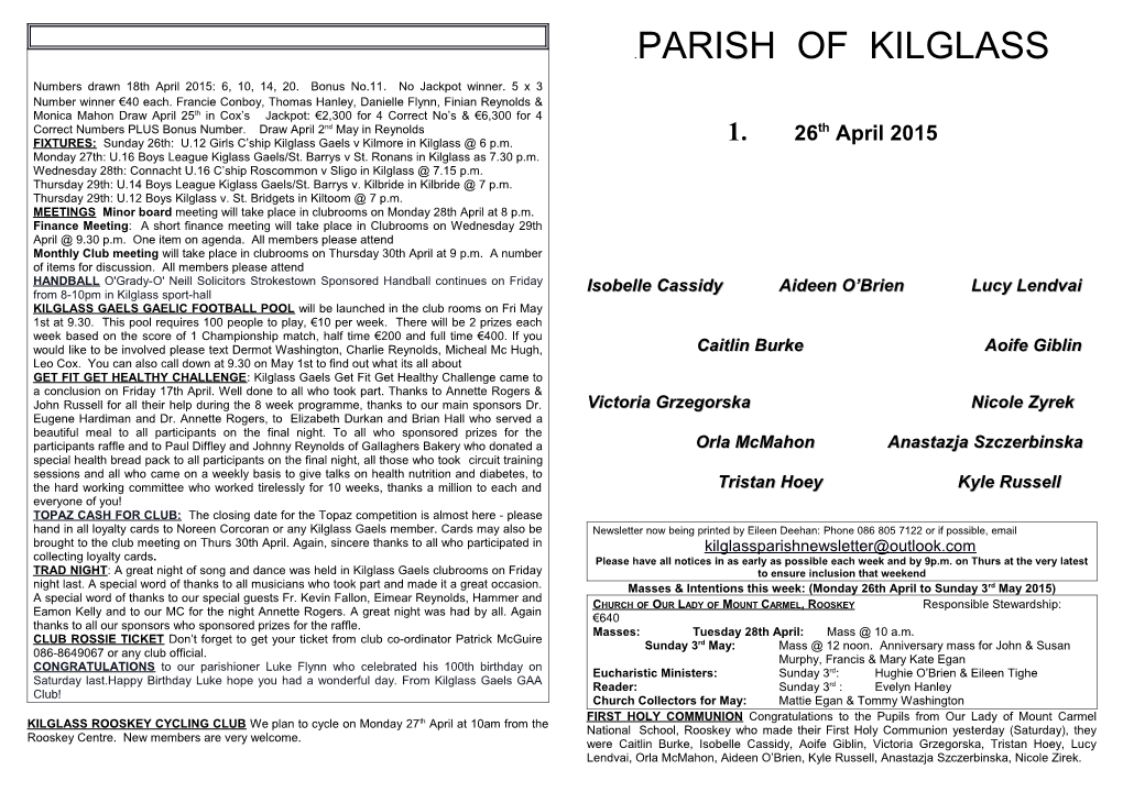 Parish of Kilglass s1