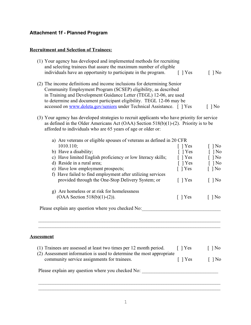 Recruitment and Selection of Trainees