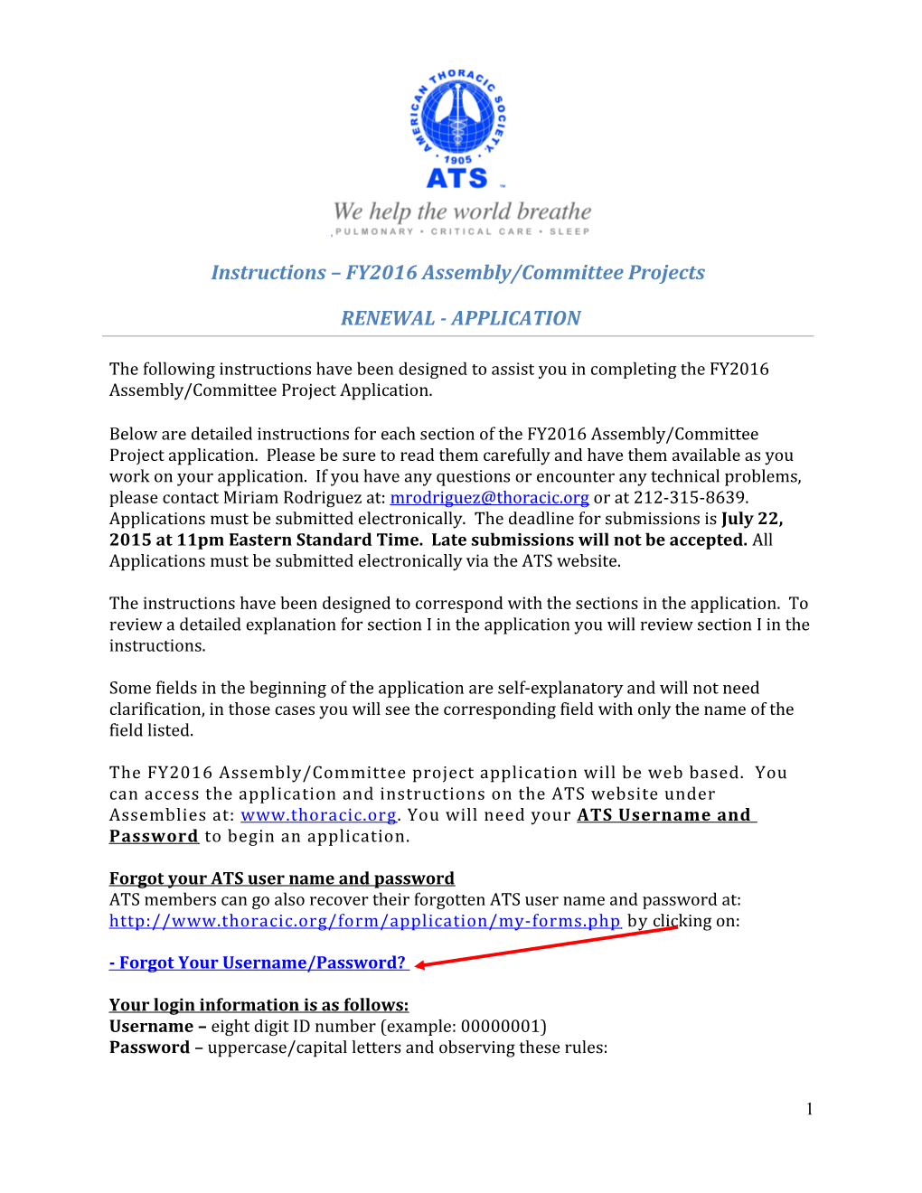 Instructions FY2016 Assembly/Committee Projects s1