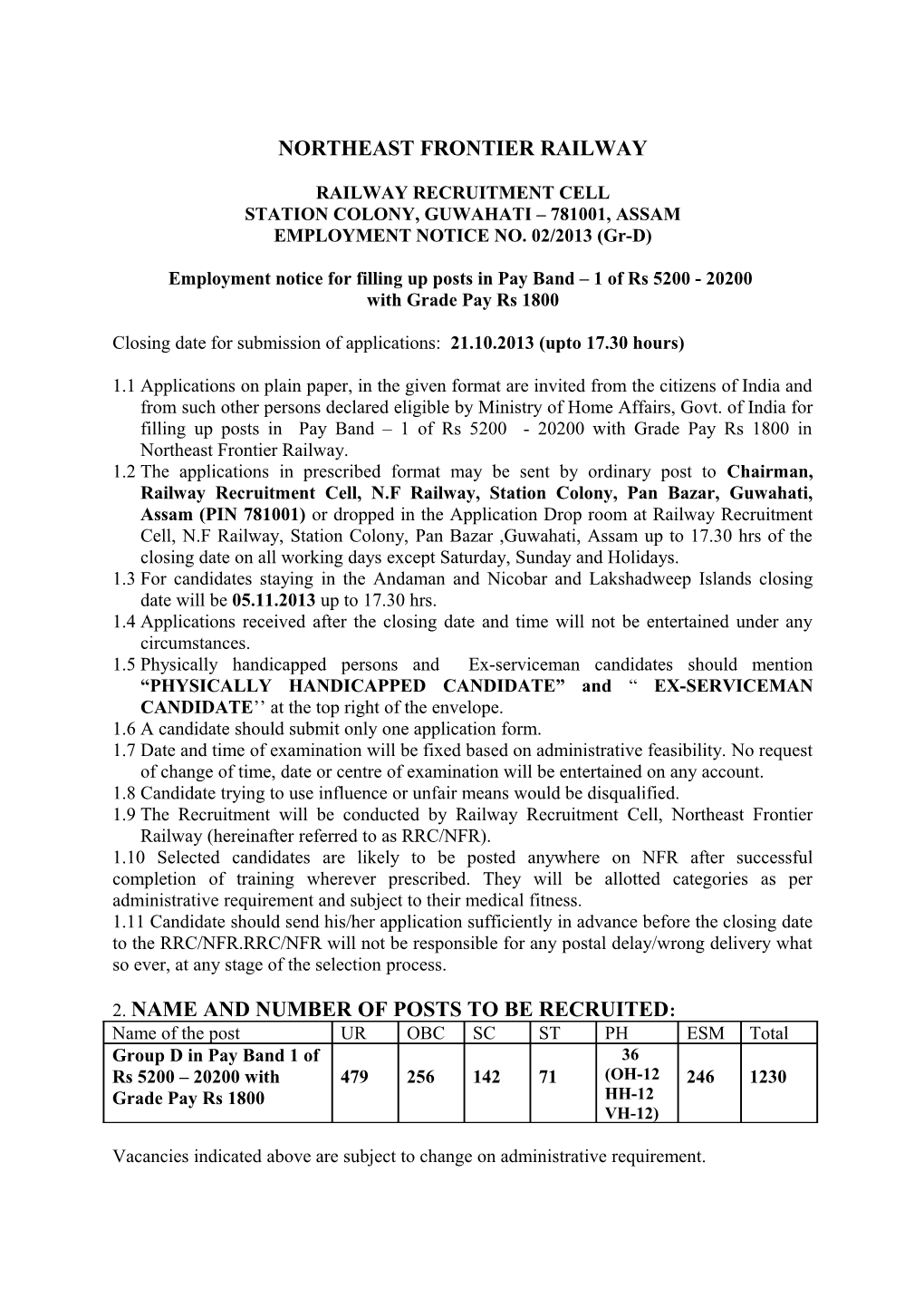 Northeast Frontier Railway