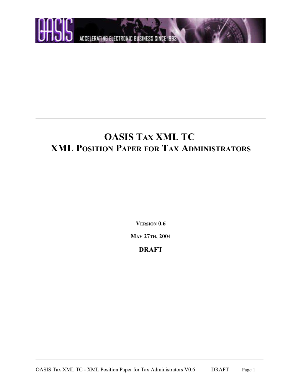 CRA XML White Paper