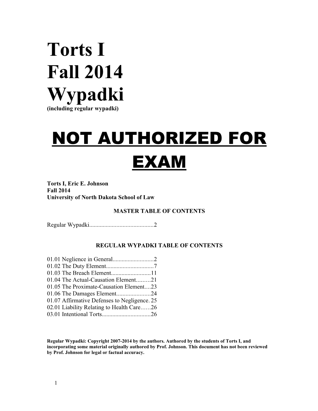 Not Authorized for Exam