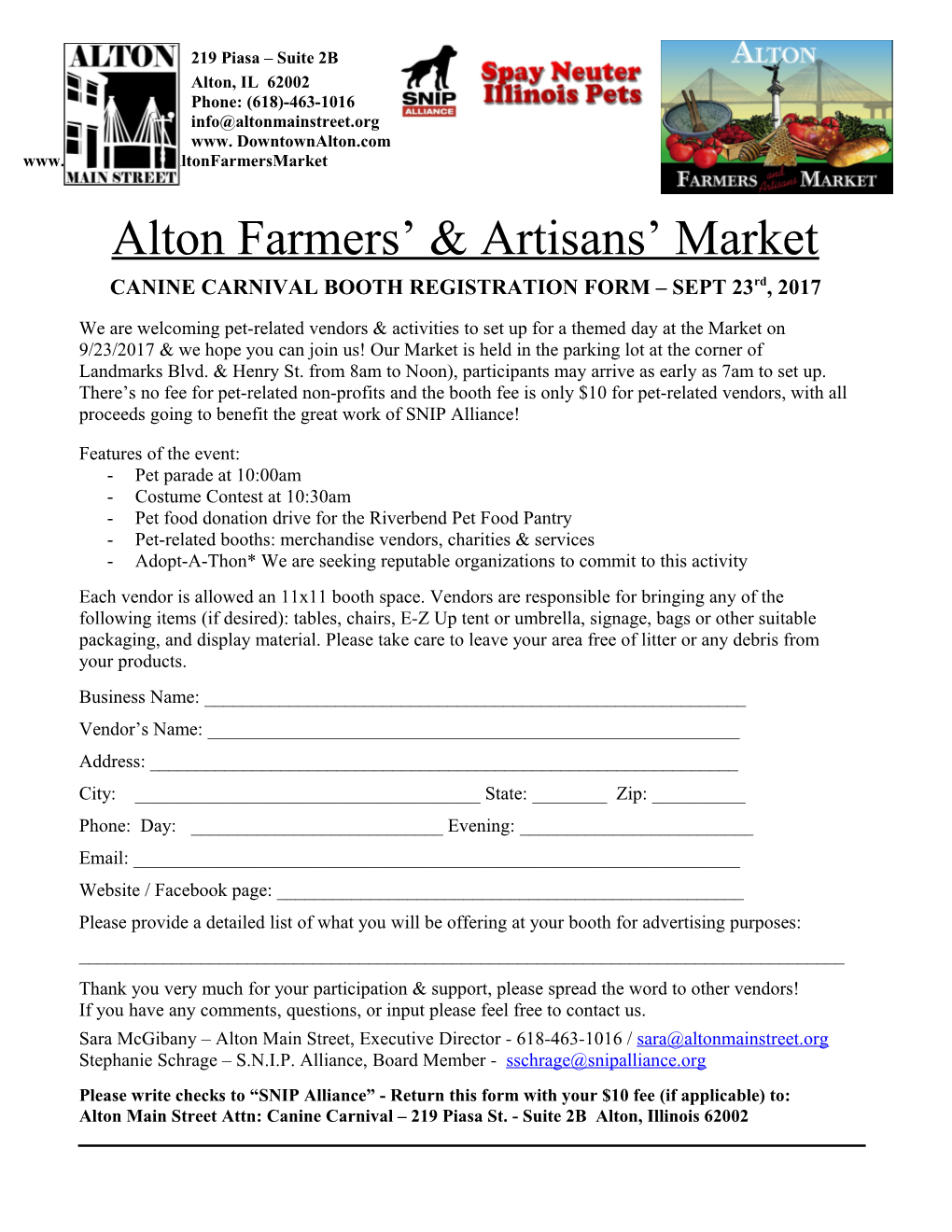 Alton Marketplace Association Partnership Drive for 2007