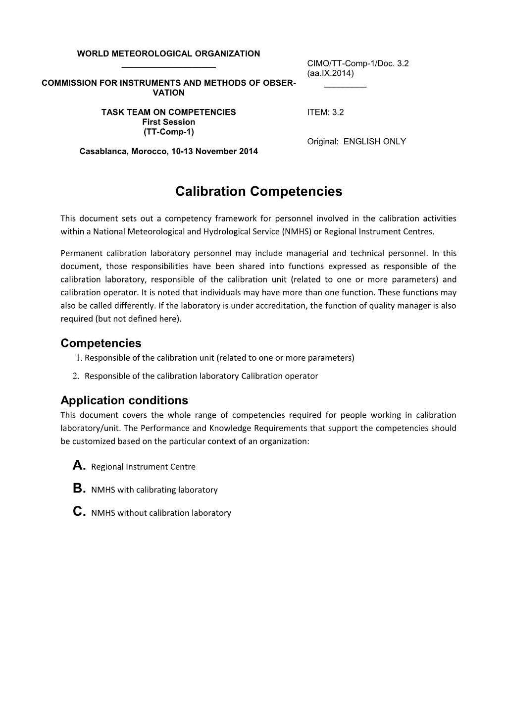 Trainer Competencies Ian Bell Draft