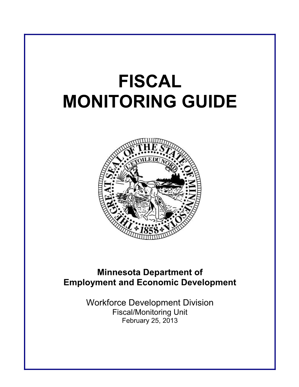 Fiscal Monitoring Guide Pageiii