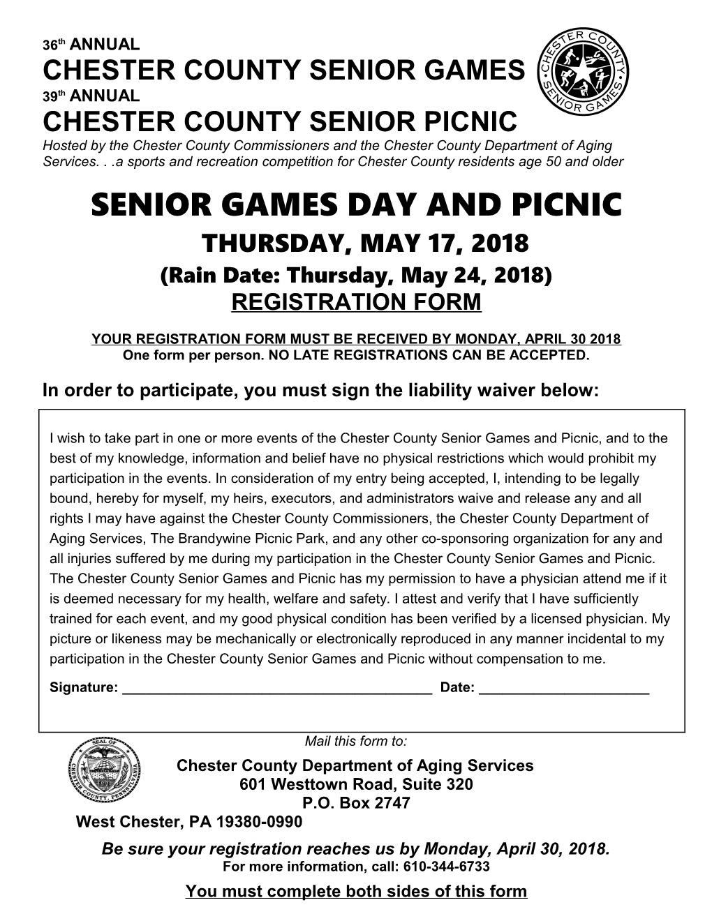 Chestercounty Senior Games