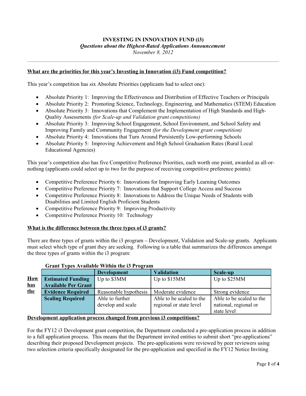 I3 HRA Faqs (MS Word)