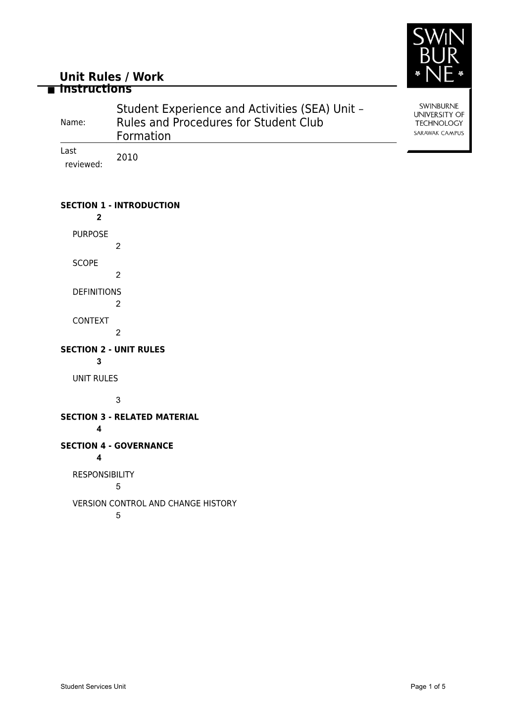 Table of Contents s401