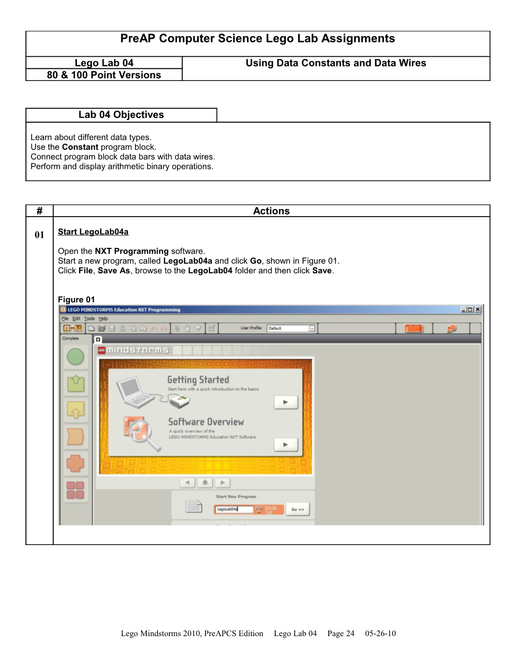 AP Computer Science Gridworld Case Study (GWCS) s1