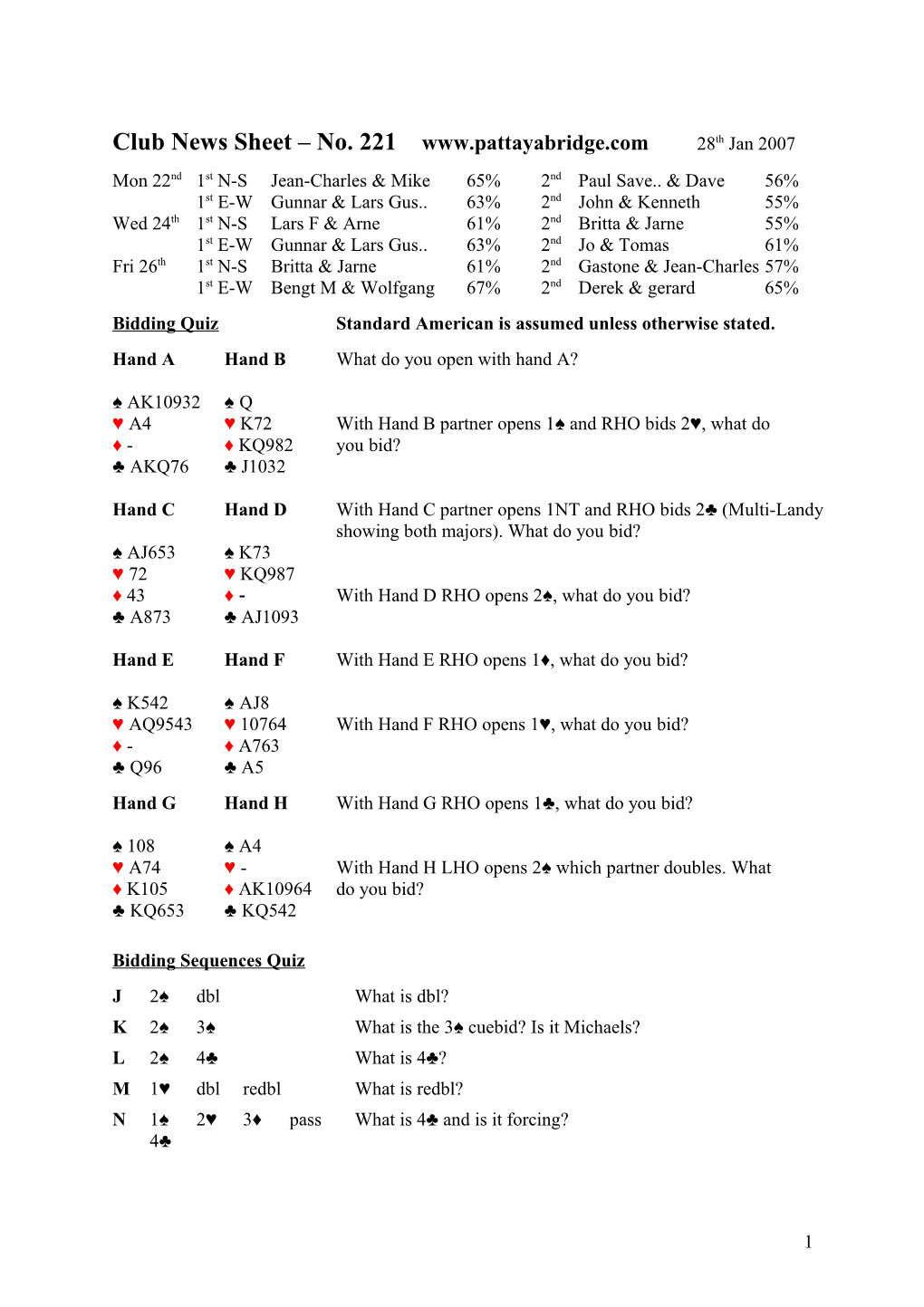 Mon22nd1st N-Sjean-Charles & Mike65%2Nd Paul Save & Dave 56%