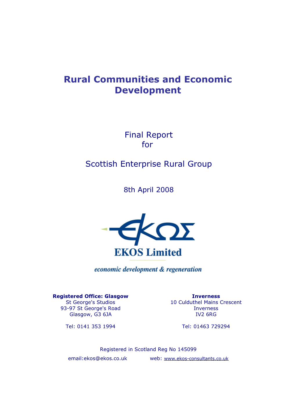 2. the Potential of Small Rural Communities 16