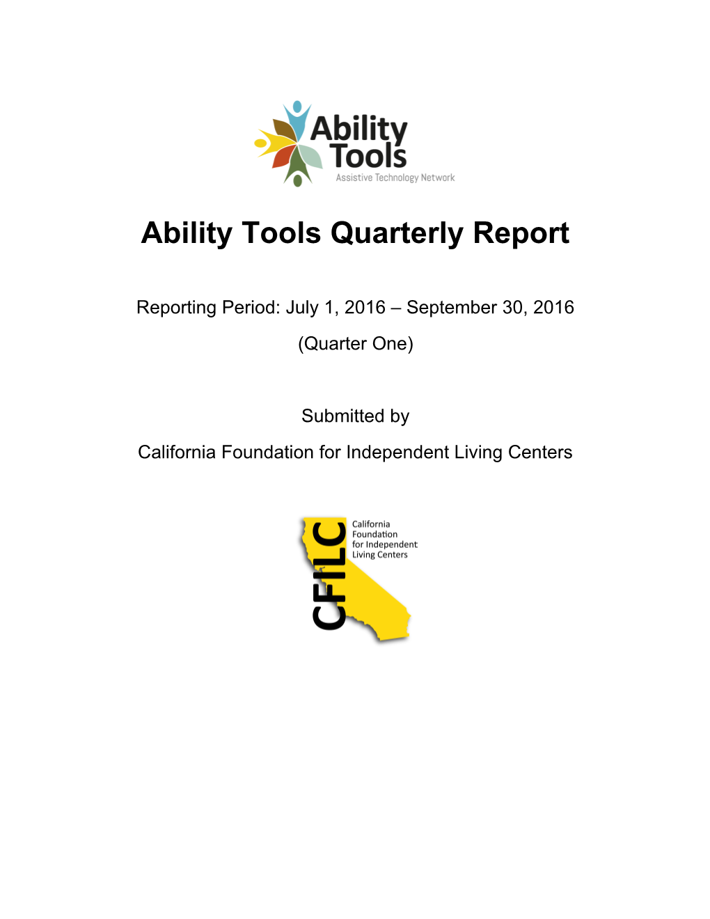 Ability Tools Quarterly Report