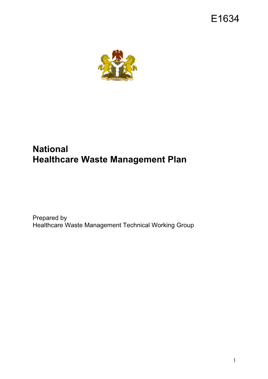 Health Care Waste Management in Nigeria