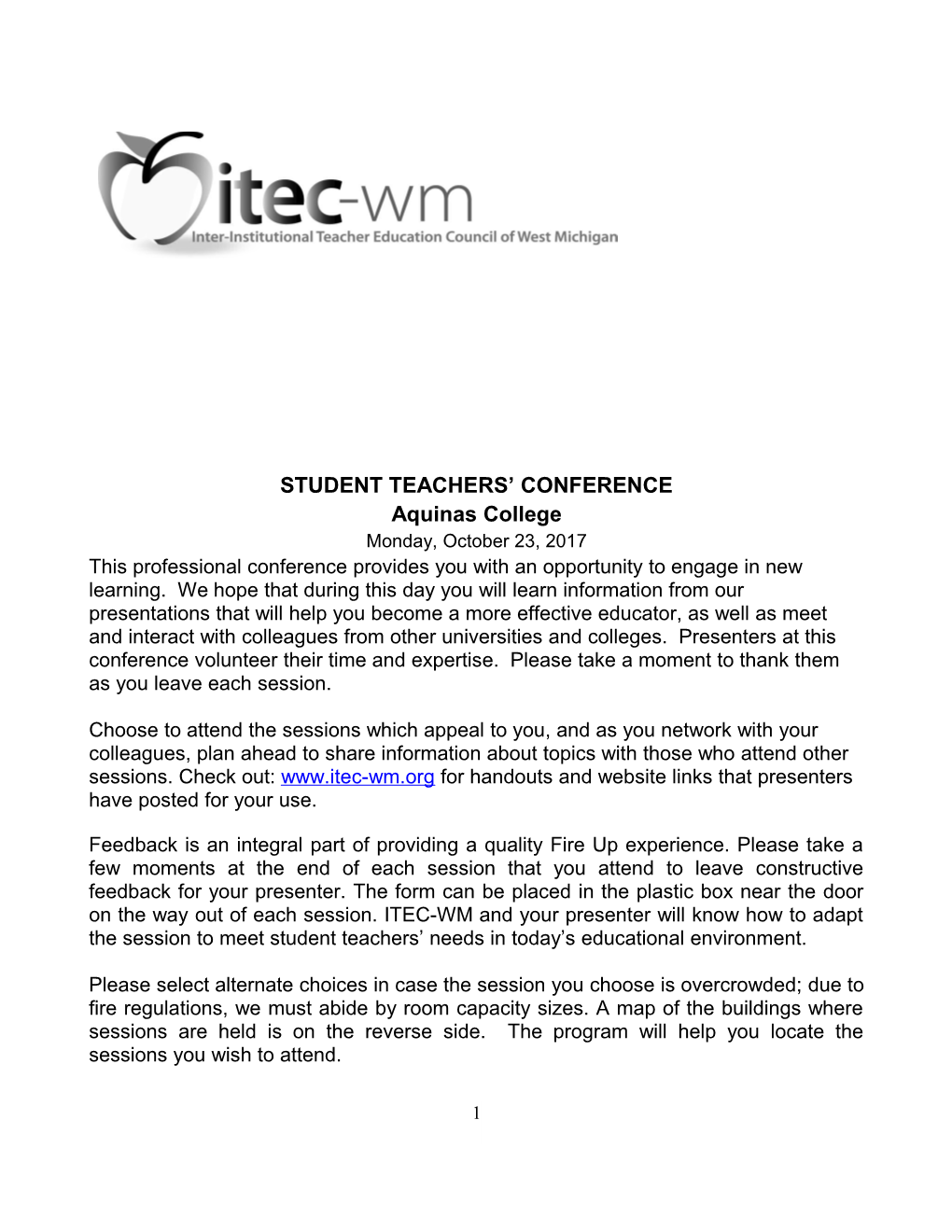 Student Teachers Conference