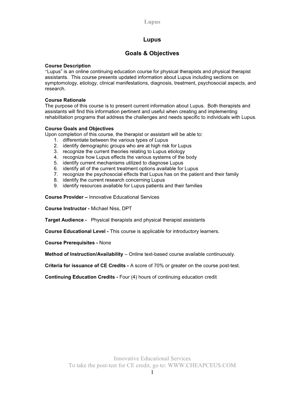 Handout on Health: Systemic Lupus Erythematosus