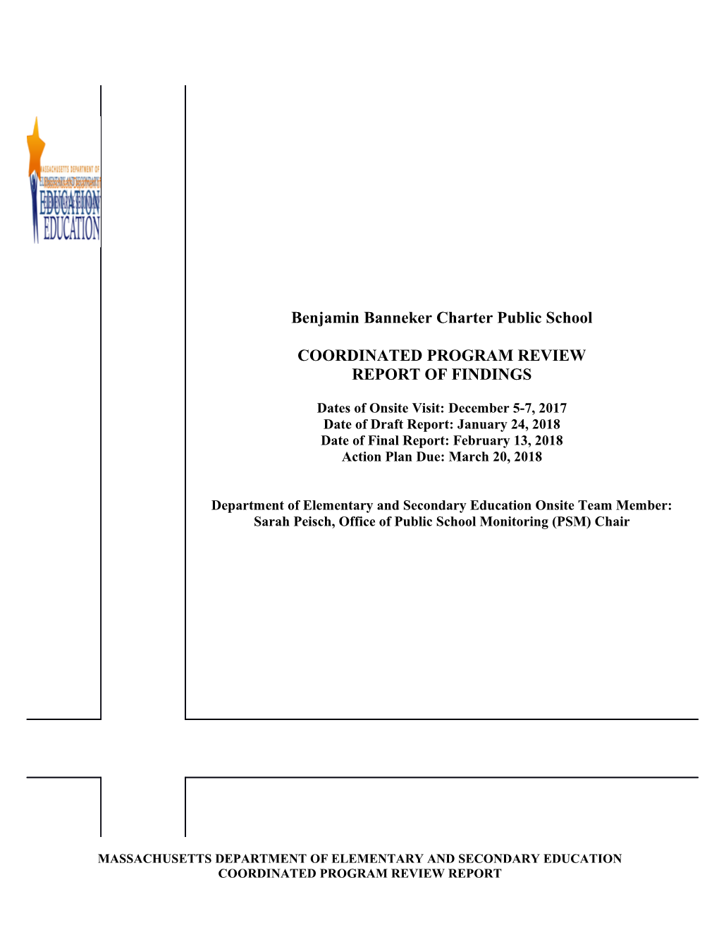 Benjamin Banneker Charter School CPR Final Report 2018