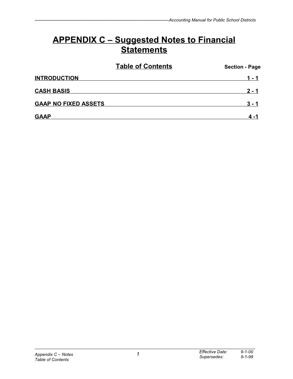 Accounting Manual for Public School Districts