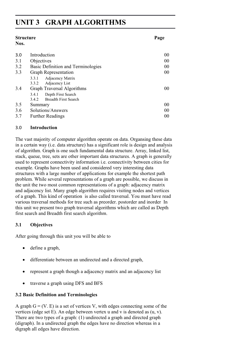 Structure Page Nos