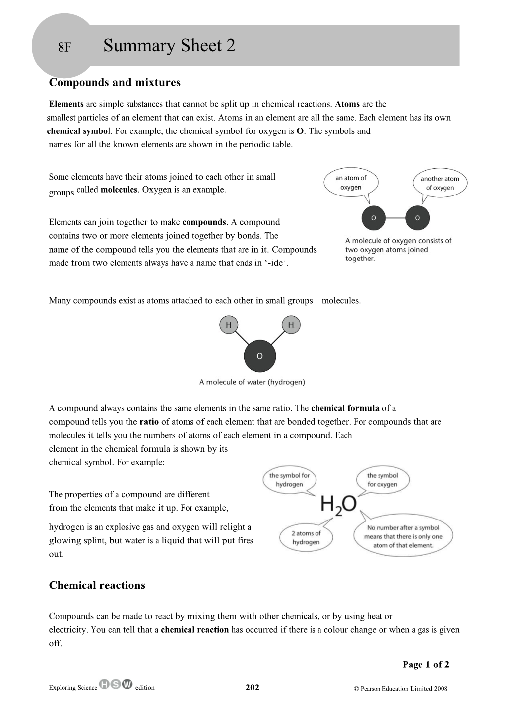 Compounds and Mixtures