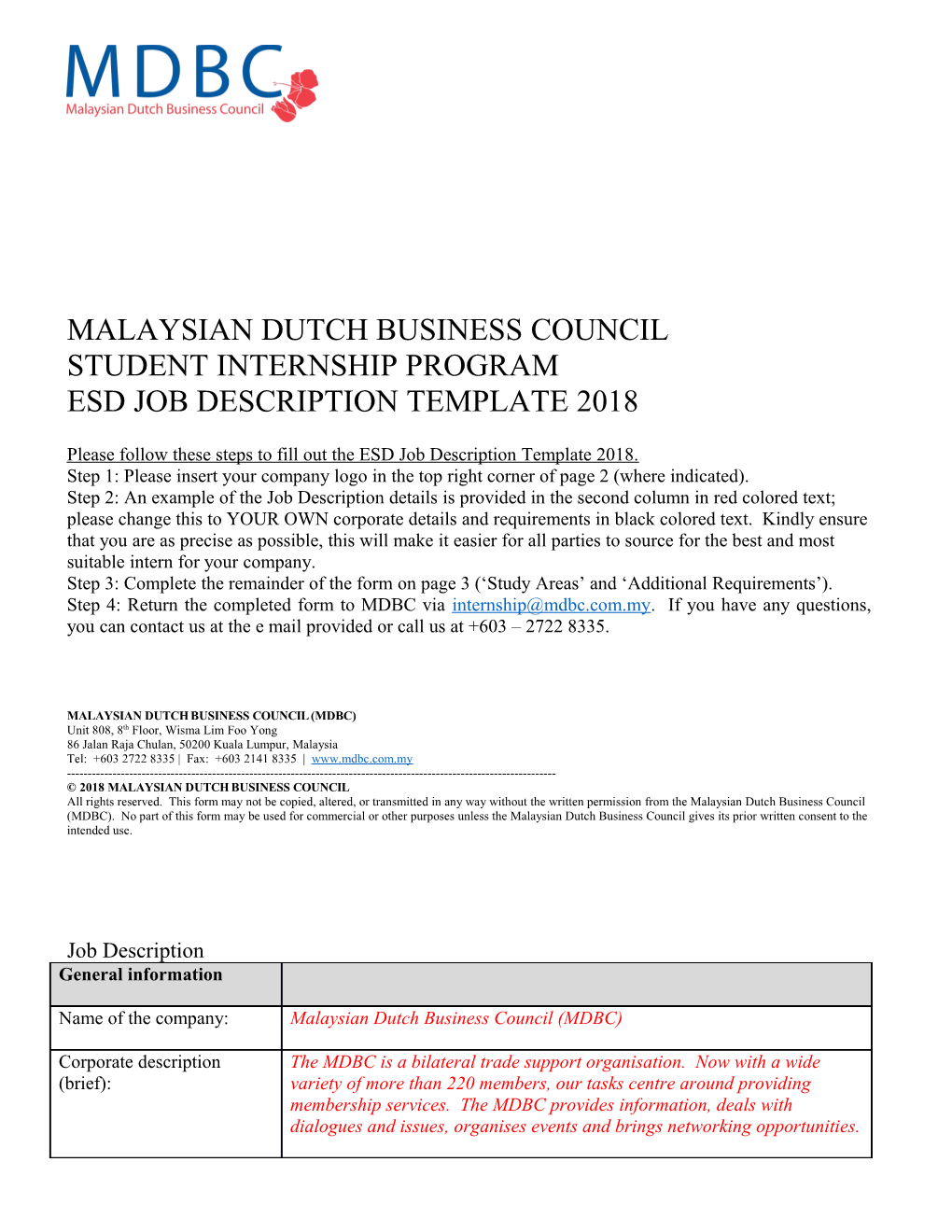 Malaysian Dutch Business Council