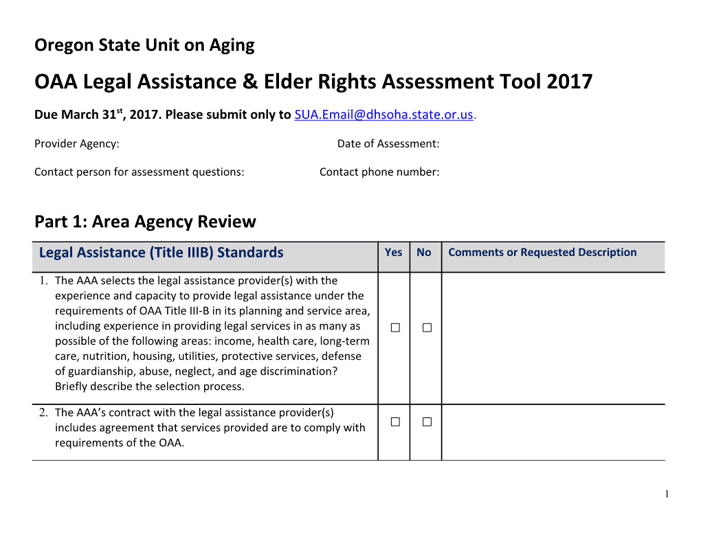 Legal Services Assessment Tool Feb 2017