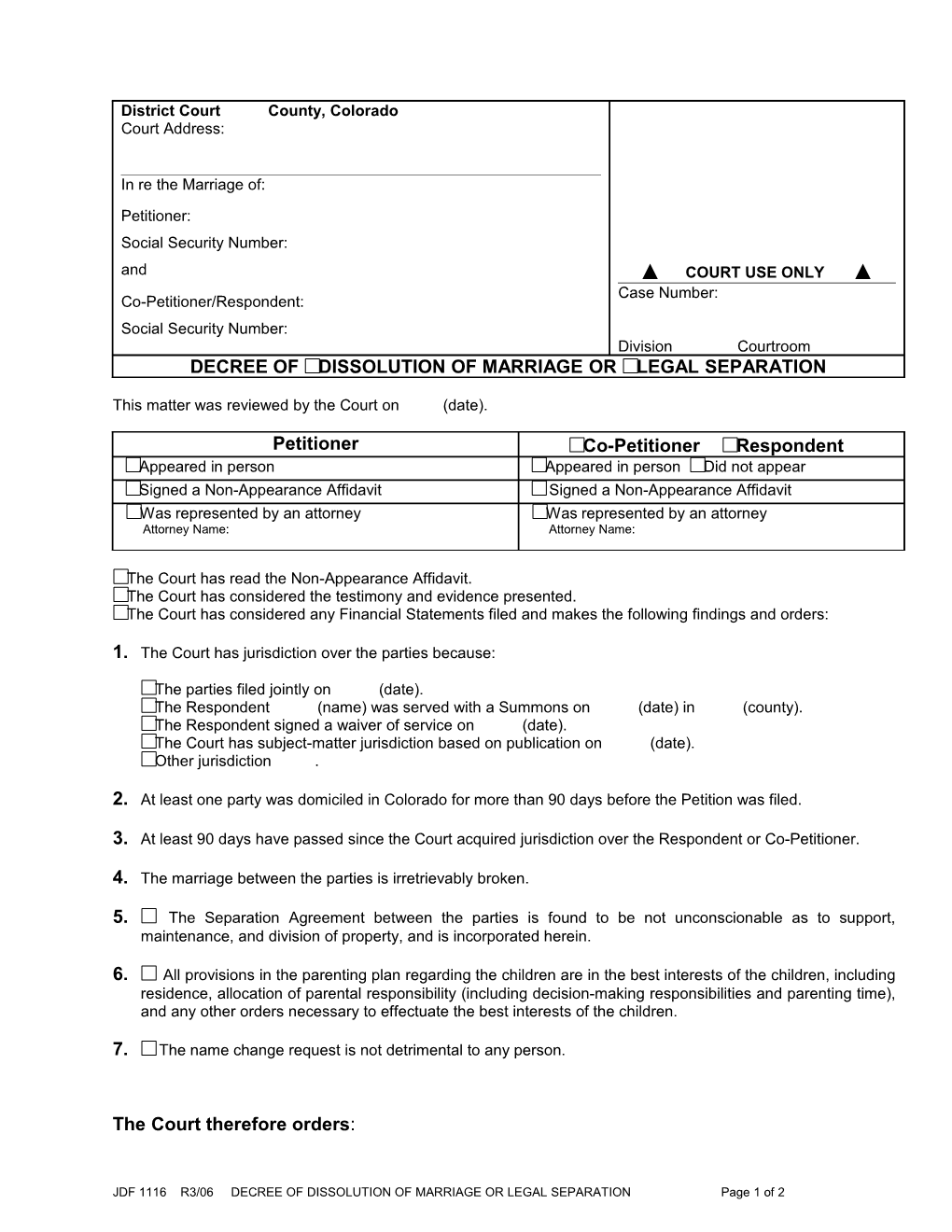 ______County, Colorado District Court s3