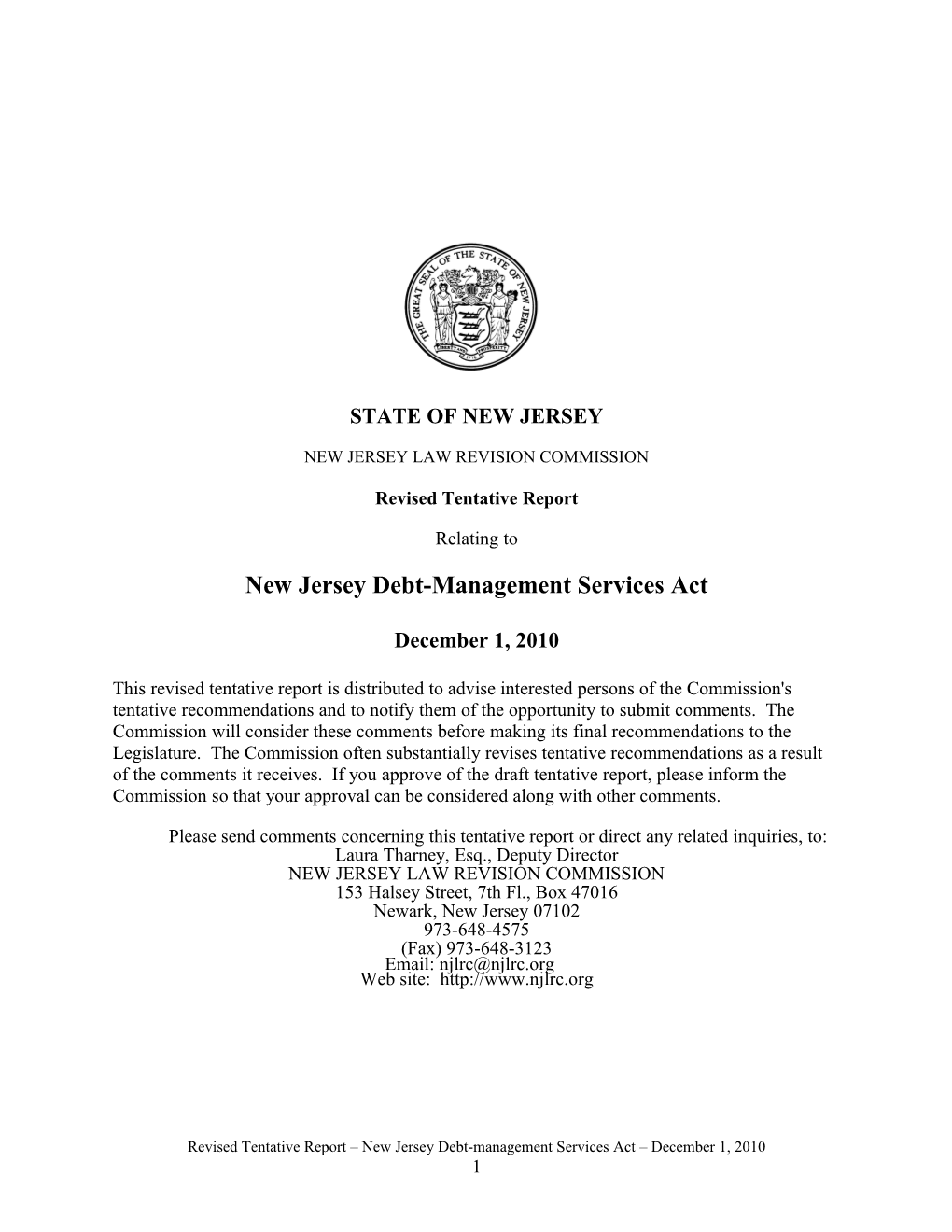 New Jerseylaw Revision Commission