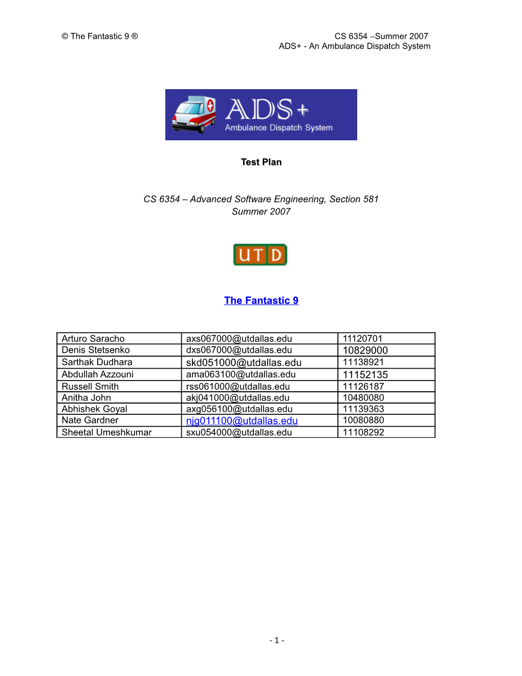 Test Plan Template s3