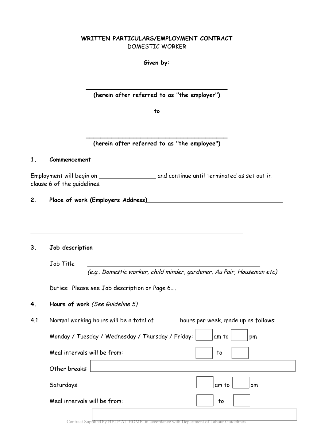 Contract of Employment s1