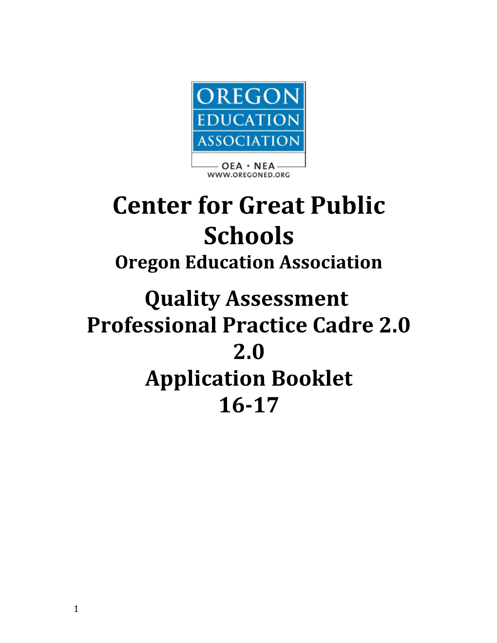 Center for Great Public Schools