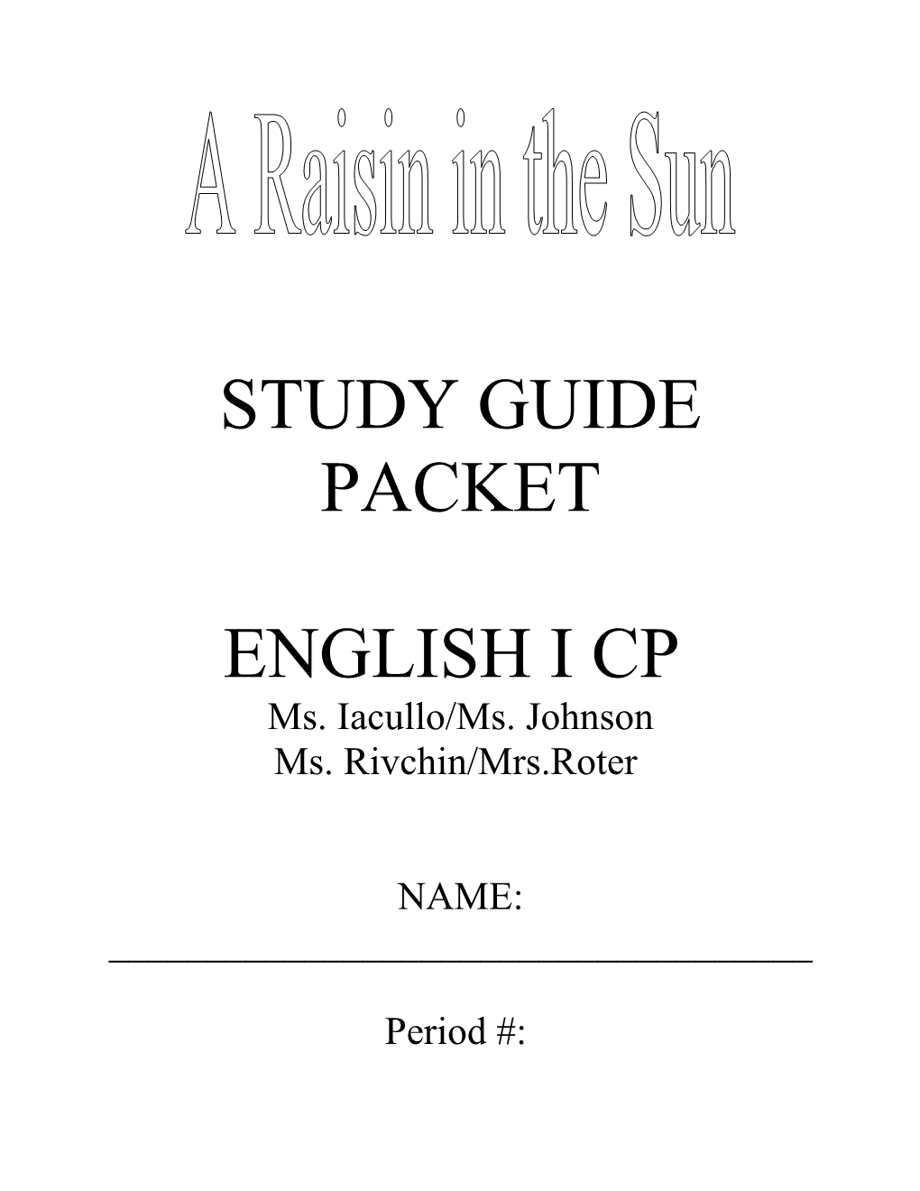 A Raisin in the Sun s2