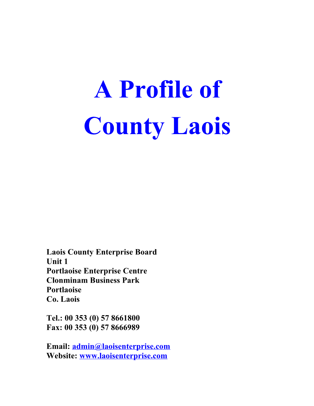 Laois County Enterprise Board