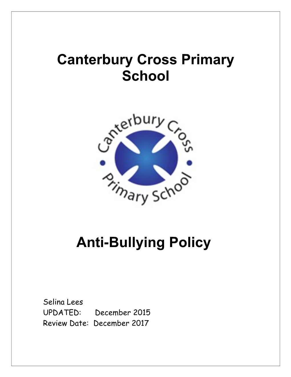 Canterbury Cross Primary School