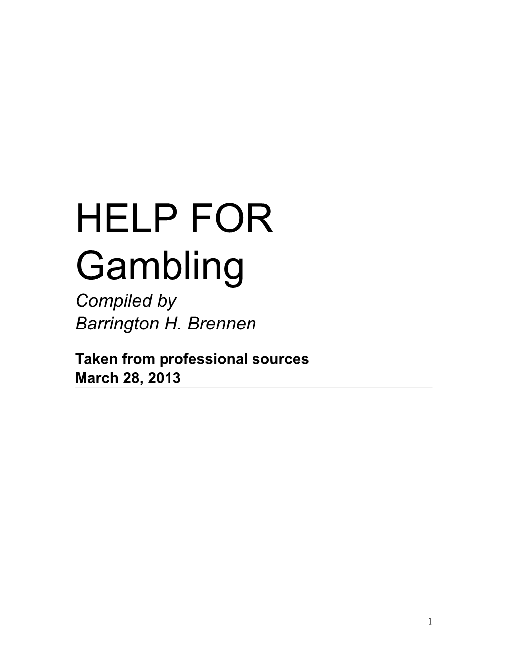 Myths & Facts About Gambling Addiction and Problem Gambling