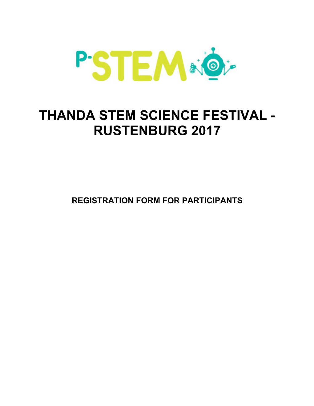 Thanda Stem Science Festival - Rustenburg 2017