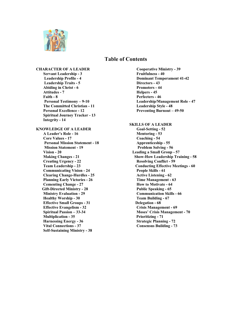 Table of Contents s422