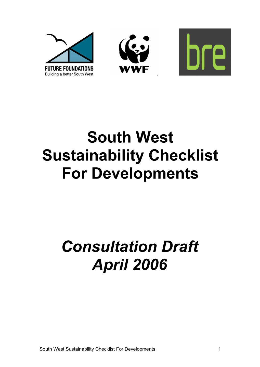 South West Checklist