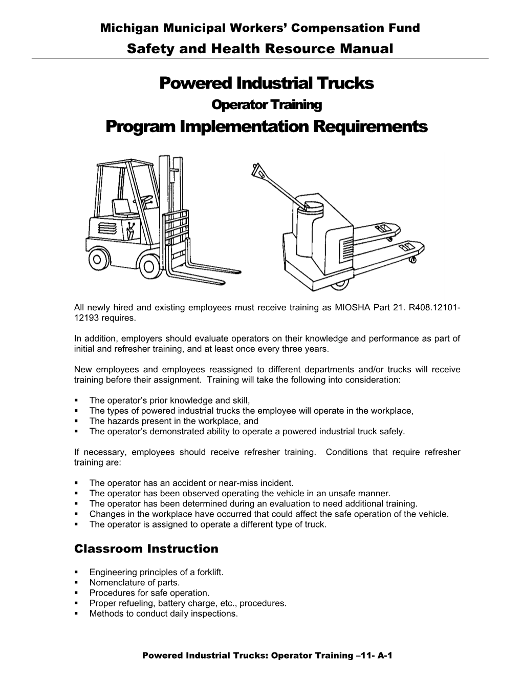 Powered Ind Truck