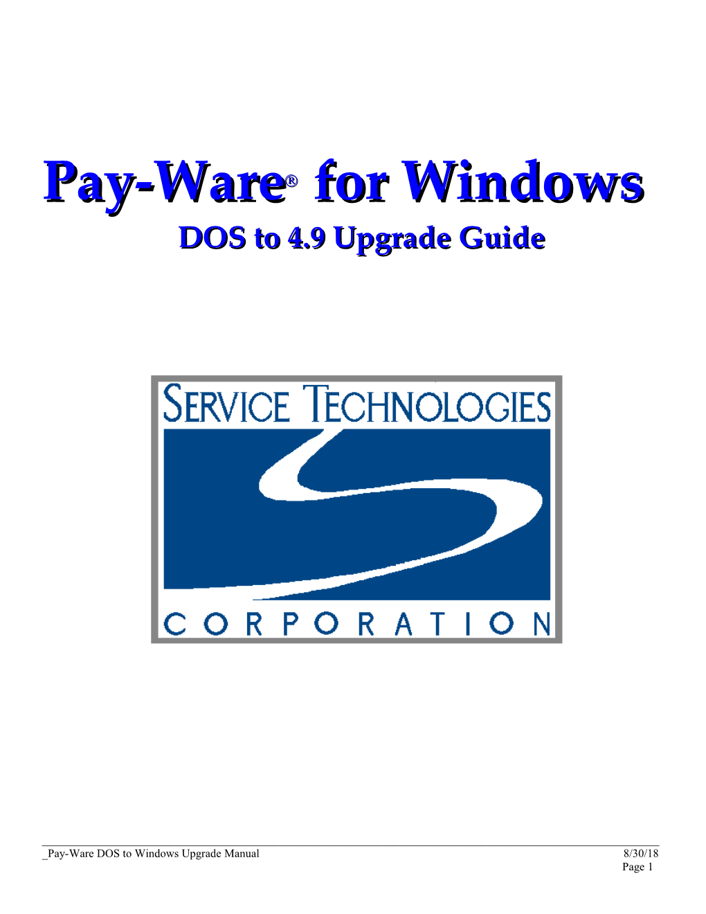 Pay-Ware for Windows