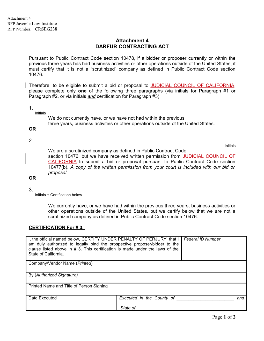 Darfur Contracting Act