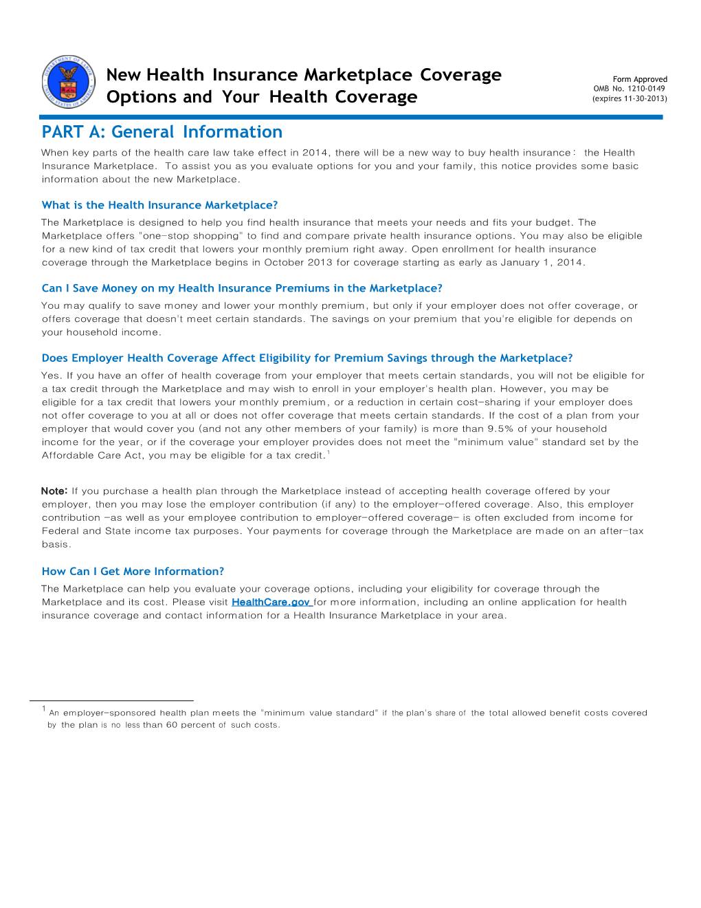 Options and Your Health Coverage s1