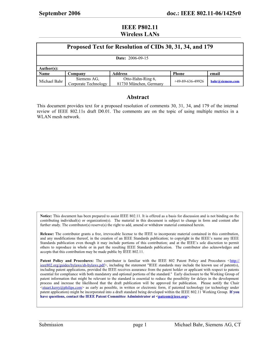 HWMP Route Request Should Allow for Multiple Metrics