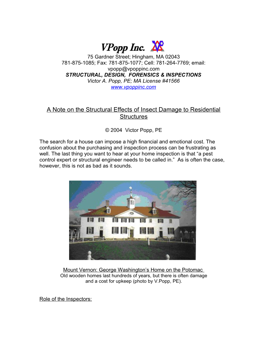 VPOPP INC Business Plan