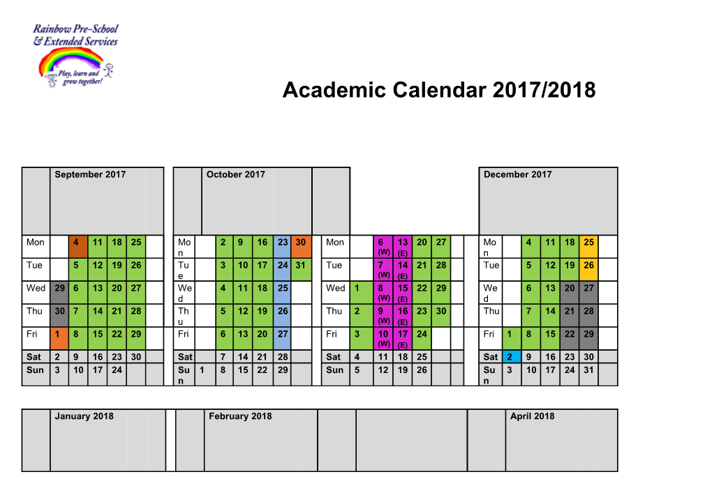 Term 1 - 73 Days Term 2 58 Days Term 3 - 64 Days = 195 Days