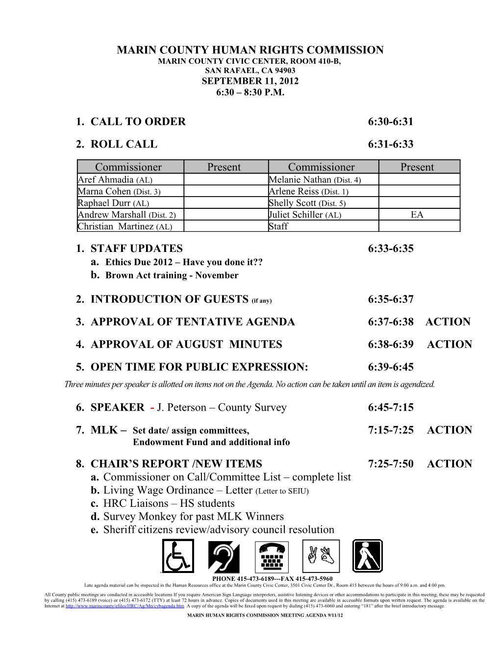 Marin County Human Rights Commission