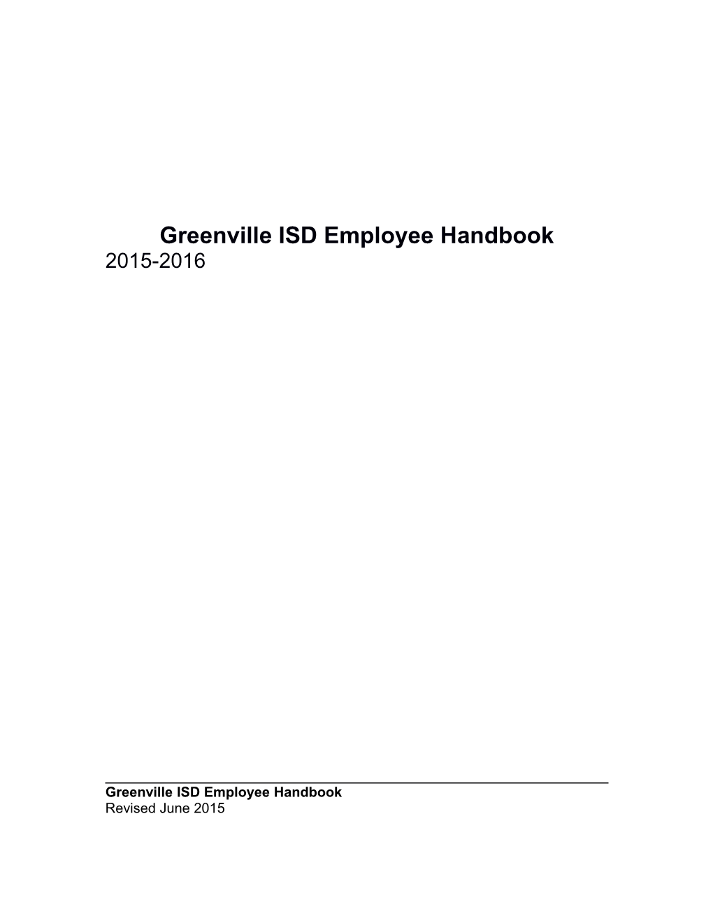 2010 Editable Model Employee Handbook