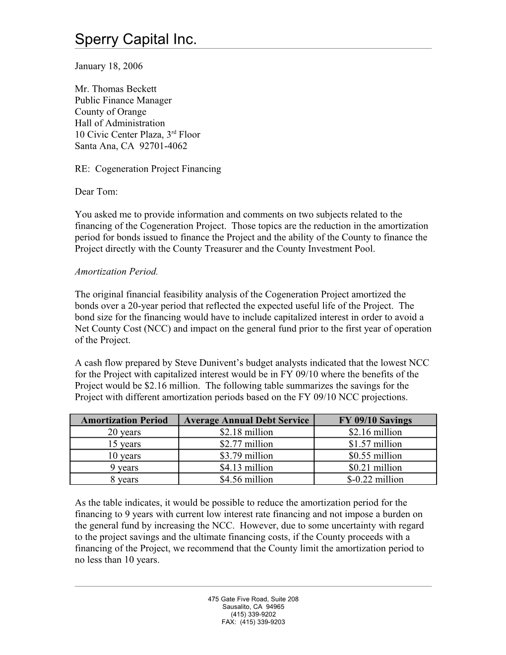 Sperry Capital Inc